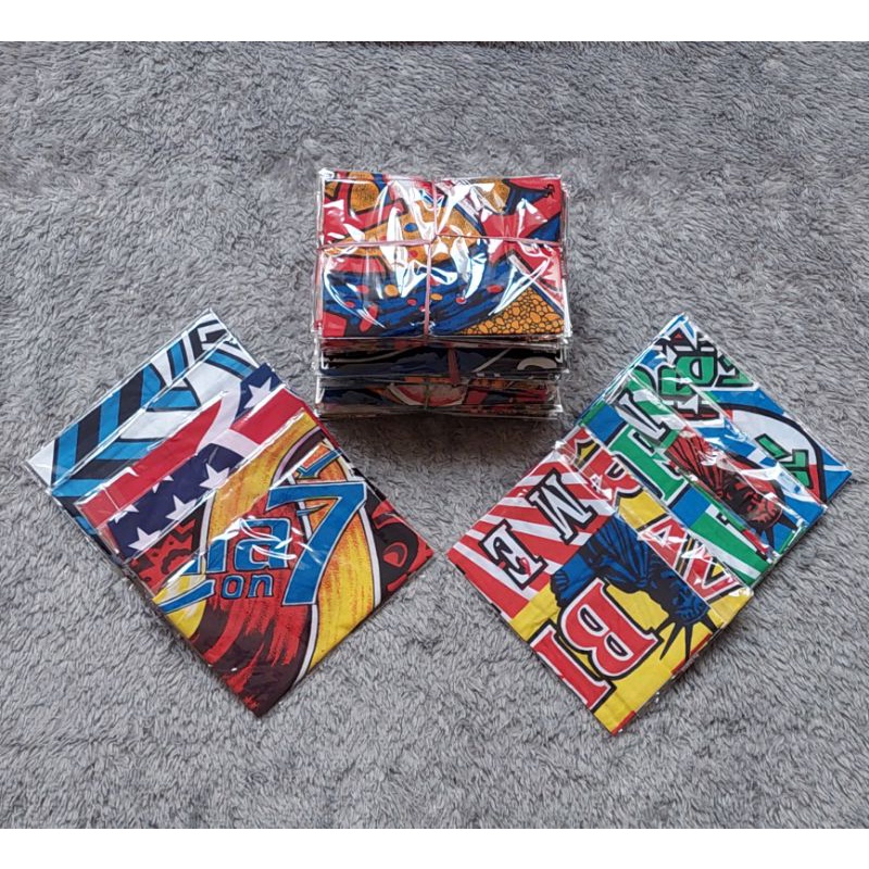 TERMURAH ( Harga 1 Lusin ) Masker / Slayer Motif Karakter Dan Batik. Harga Grosir