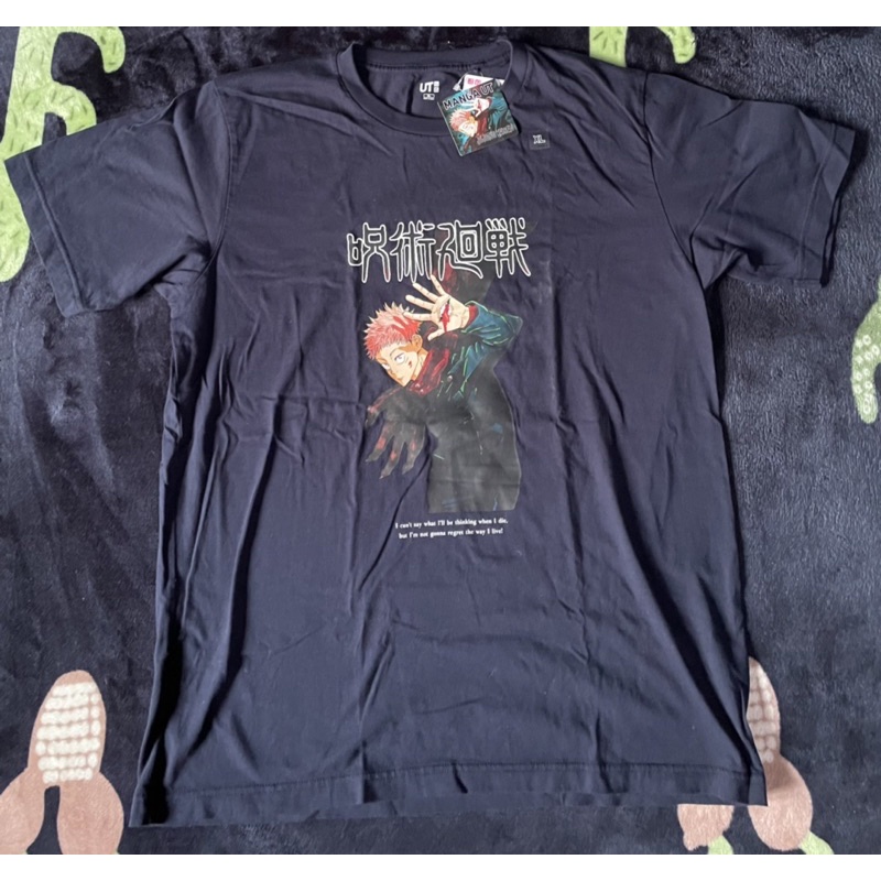 Kaos Baju Lengan Pendek Uniqlo UT x Jujutsu Kaisen Yuji itadori Original