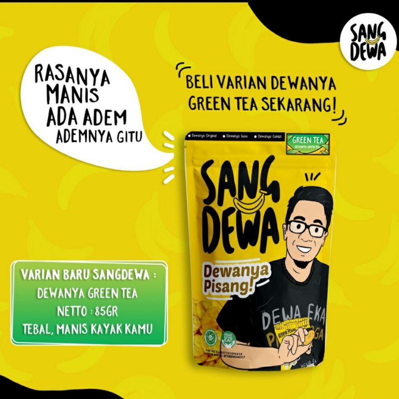 

Sang Dewa Keripik Pisang rasa Green Tea