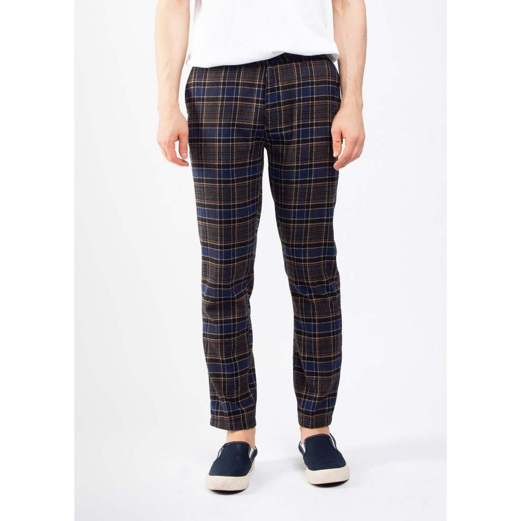 

Erigo Checked Pants Ragah Navy