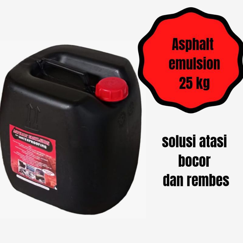 Aspal cair Emulsion 25 kg aspal cair anti bocor asphalt cair emulsion aspal cair anti rembes dan boc