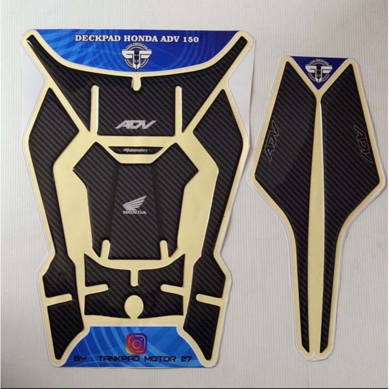 Stiker Tankpad Deckpad Resin  Timbul  Fullset Honda ADV 150