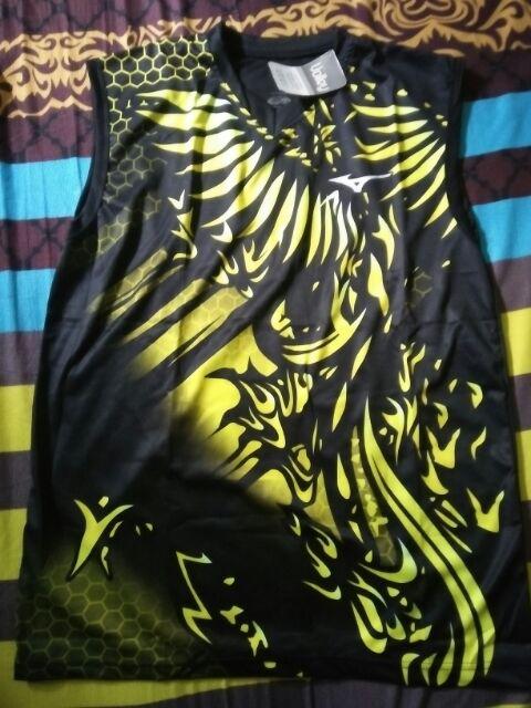 Baju Singlet Voli Printing Motif Batik Bermacam Warna Pilihan