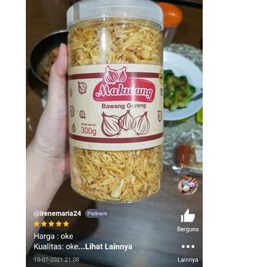 

✨STAR✨ MAKWANG BAWANG GORENG PREMIUM ORIGINAL ASLI SUMENEP 300 GRAM UNTUK CEMILAN DAN TABURAN MAKANAN 02 serbuuu !