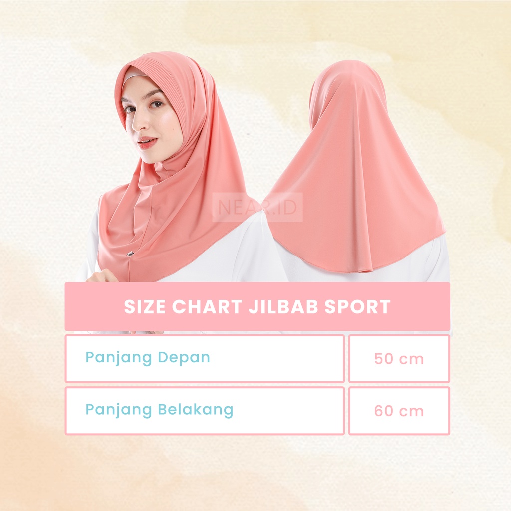 Near Hijab - Jilbab Sport Pet Instant Jersey Original Premium