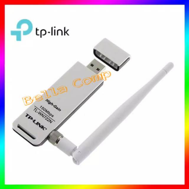 Tp-Link TL-WN722N Wireless USB WiFi Adapter TPLink WN722N Antena 722N
