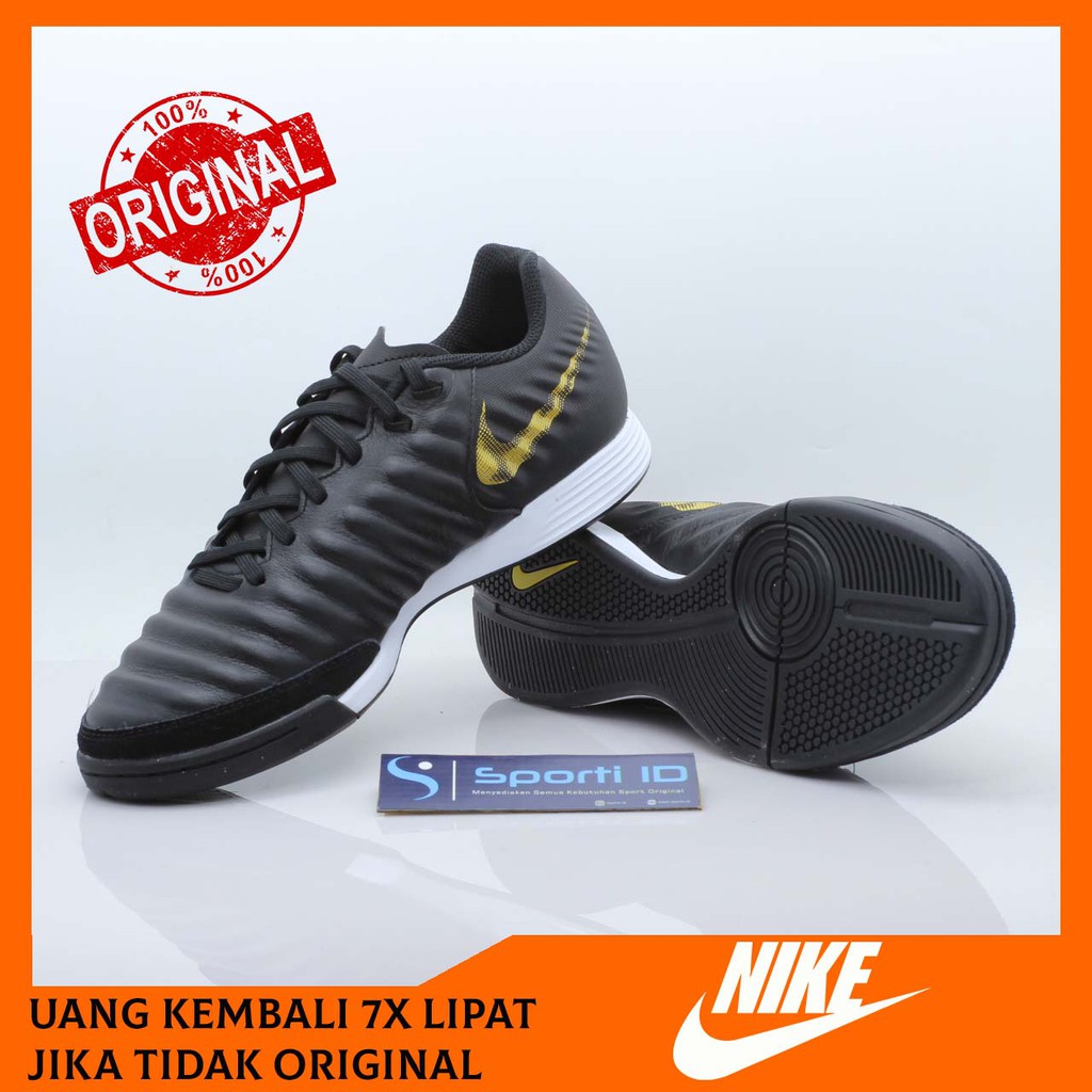 Sepatu Futsal Nike Tiempo Legend Academy Ic Black Gold AH7244-077 Original