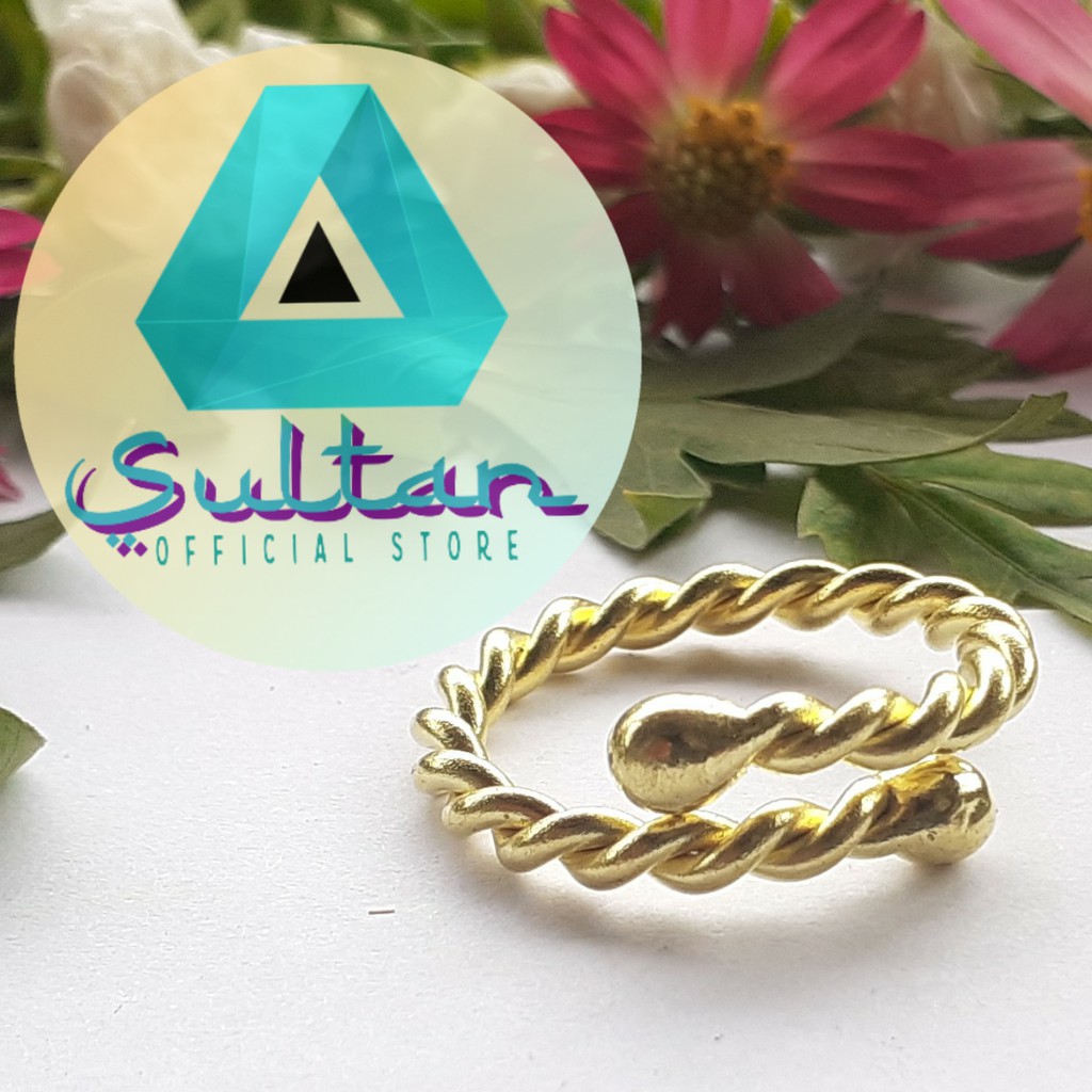 Cincin Logam Kuningan 1991 Mundial Tangkai Ulir #C013