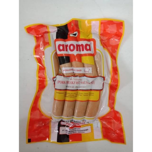 

PORK BREAKFAST SAUSAGES AROMA 250 gram | sosis daging babi
