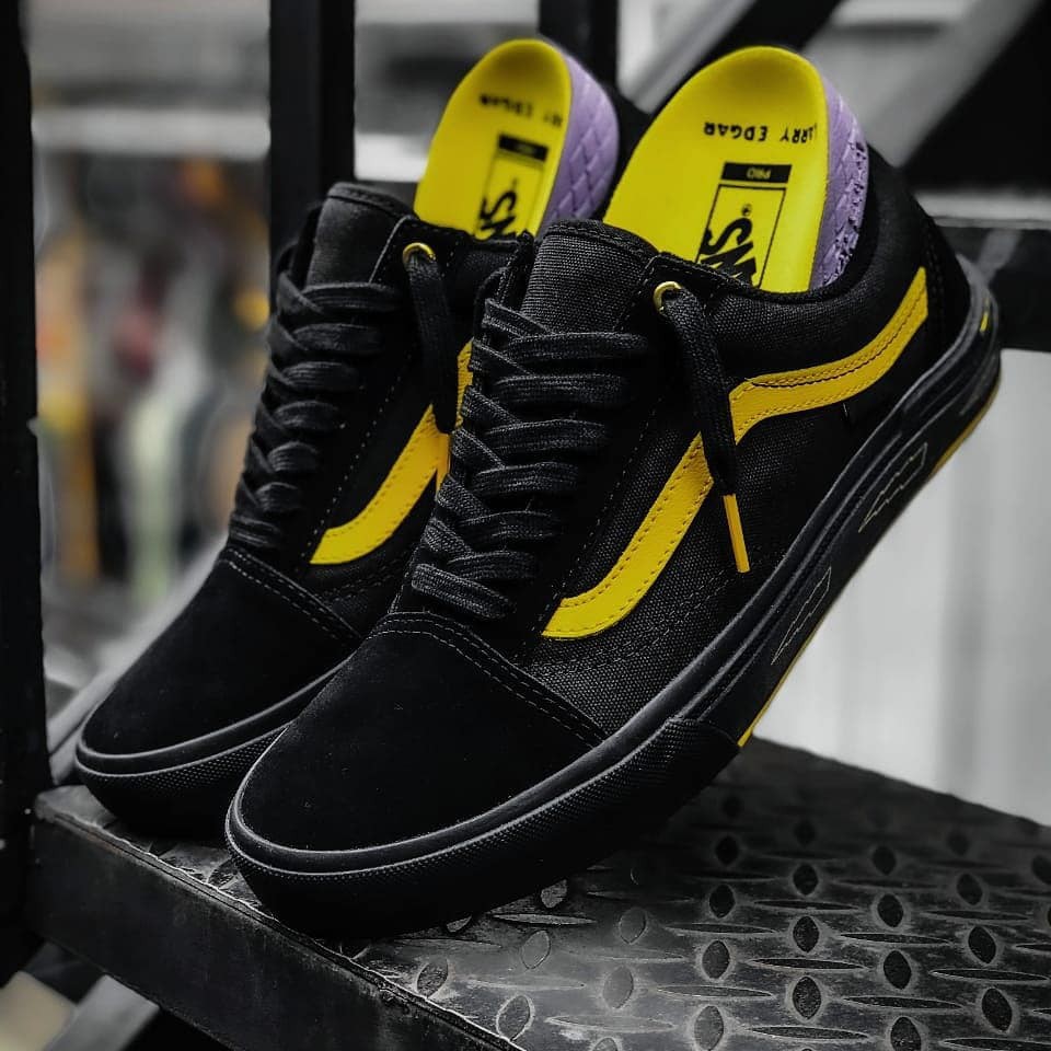 Vans Oldskool Pro BMX X LARRY EDGAR Black/Yellow ORIGINAL #BM03
