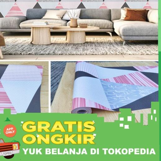 ▼ Supplier Wallpaper Stiker Dinding Segitiga Hitam - Dekorasi - 002 ➶