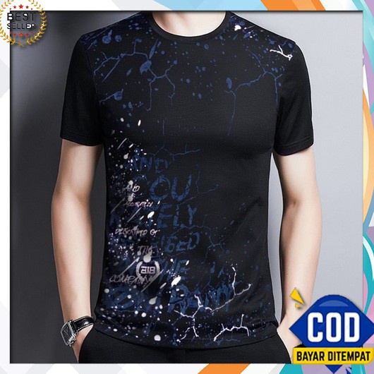 Baju Kaos Monkl 100% ginal Tshirt Polo Kerah Gerimis Sanghai Wangki Baju Kaos Pria Lengan Pendek