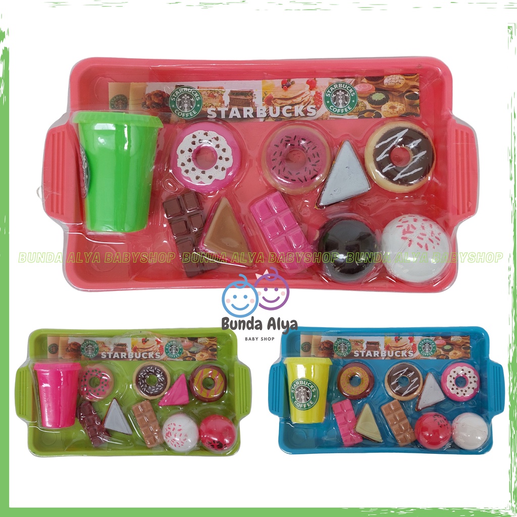 Mainan Anak Donat Donatan - Mainan Kue Donat Coklat - Pretend Play For Girls SNI - Mainan Masak Masakan