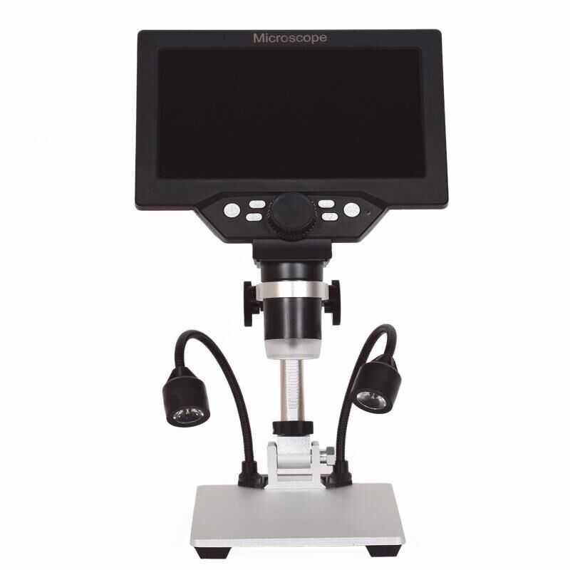 IDN TECH - KKMOON Mikroskop Digital 12MP 1200X with Monitor &amp; Metal Stand - G1200