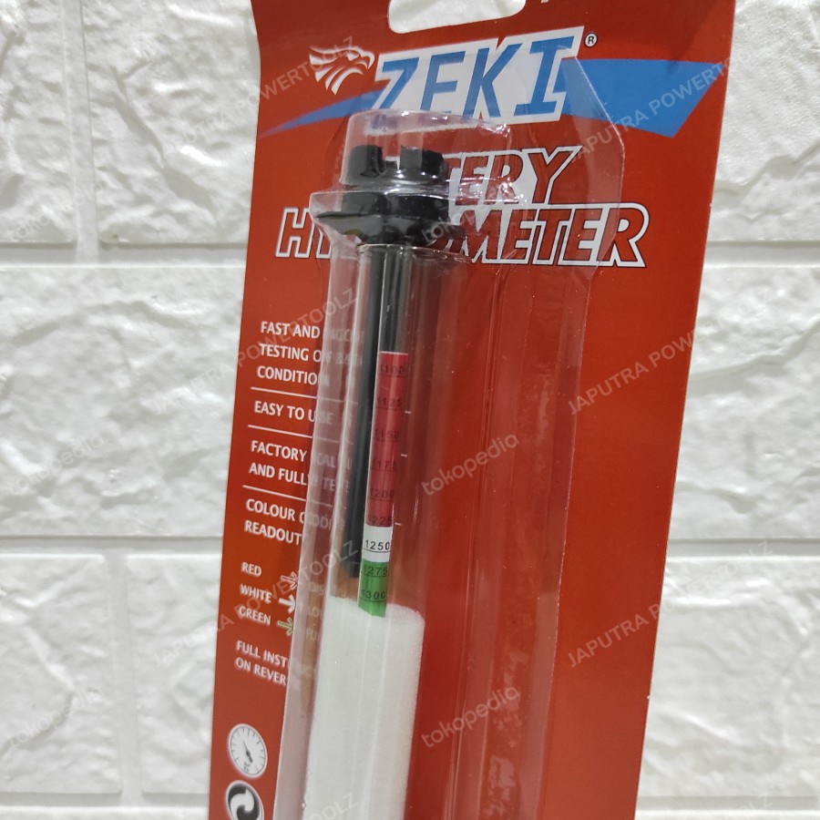 HIDROMETER AKI ZEKI / BATERAI HYDROMETER / ALAT TES KADAR AIR AKI ACCU