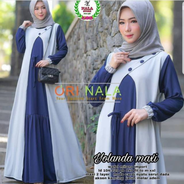 Dress Muslimah Yolanda maxy MC 351
