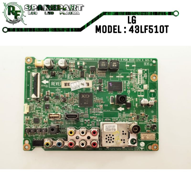 MB TV LED LG 43LF510T Mainboard tv led lg 43lf510 t Mesin tv 43lf510 t