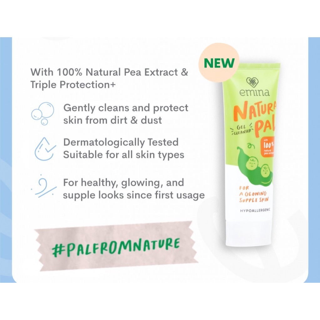 EMINA Natura Pal Gel Cleanser 100ml