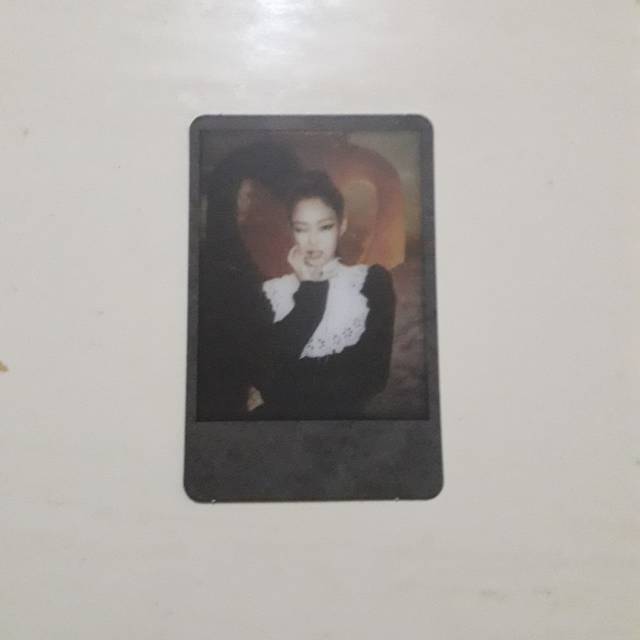 BLACKPINK JENNIE KILL THIS LOVE BLACK POLAROID PHOTOCARD PC