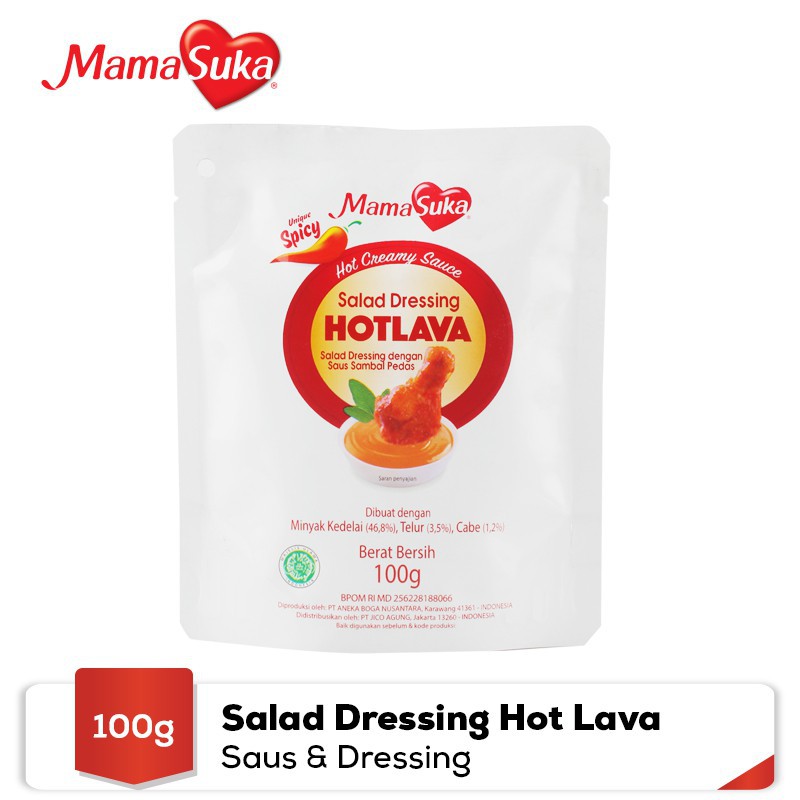 

Mama Suka Salad Dressing Hot Lava 100gr