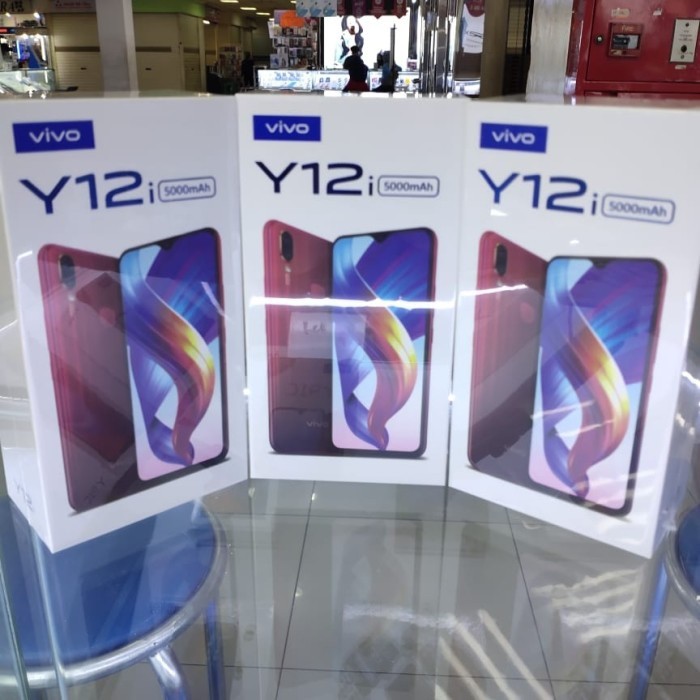 Vivo Y12i 3/32 - Ram 32 GB - Rom 32 GB - Baru - Garansi Resmi - Biru - Merah