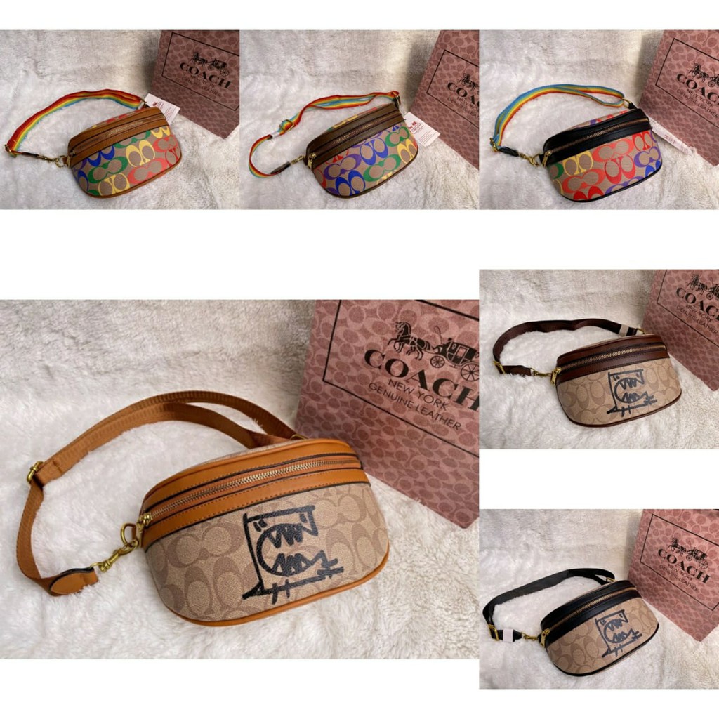 WAISTBAG COACH SHARK&RAINBOW SUPER QUALITY PREMIUM