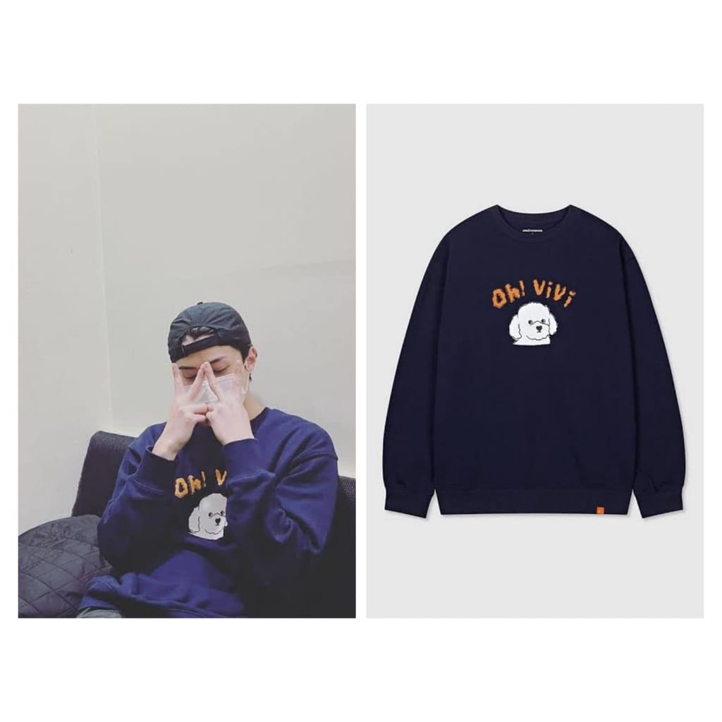 Sweater Basic EXO Sehun Oh VIVI Dtf, Free Foto
