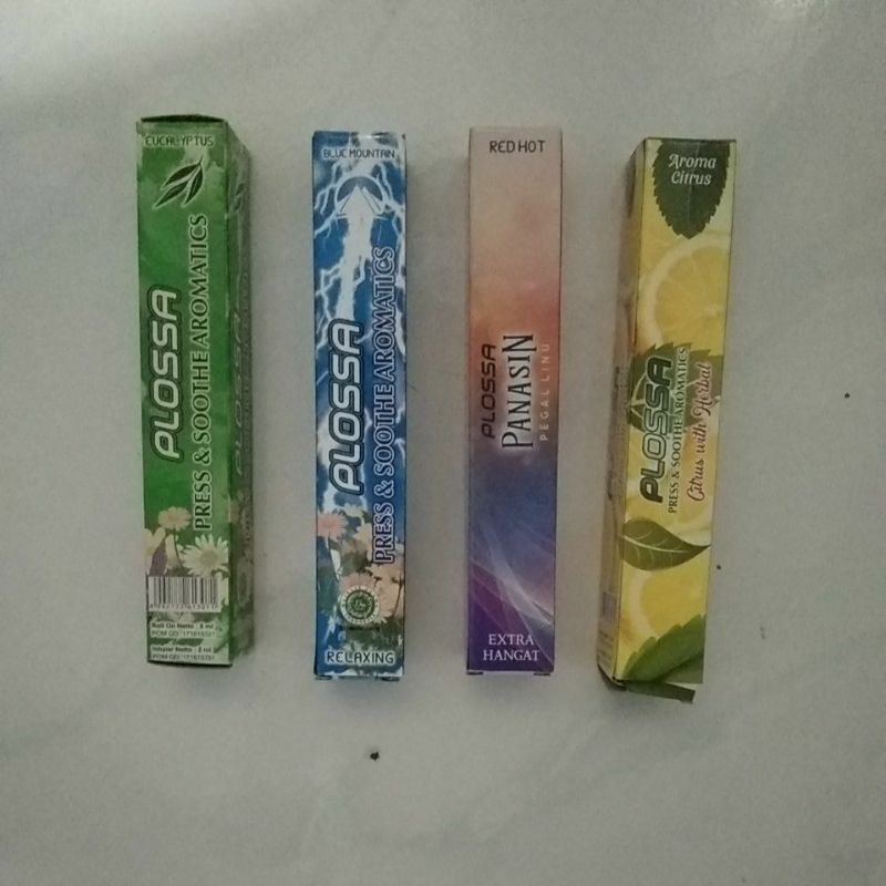 Plossa roll on inhaler Plosa 10ml press and soothe aromatics