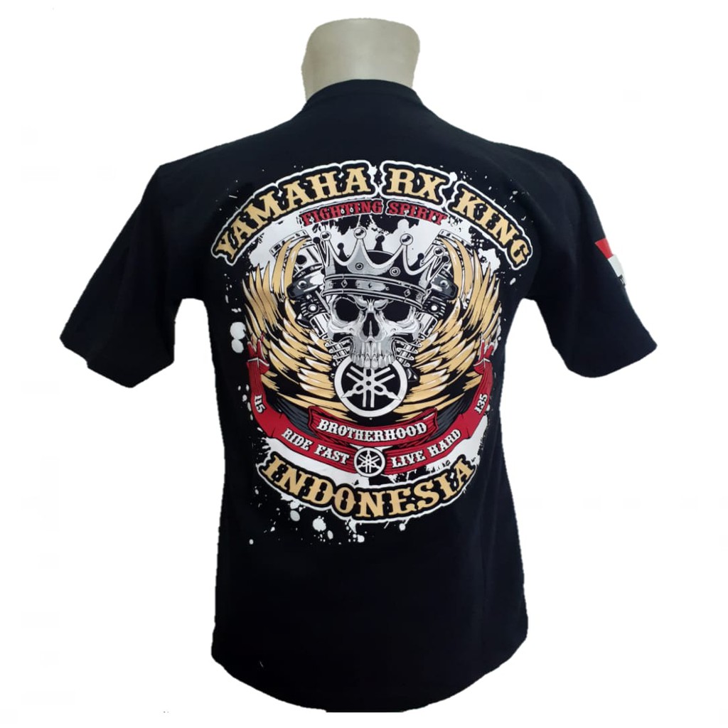 KAOS YAMAHA RX KING ATSAN PRIA WANITA BAJU BIKERS RX09 ORIGINAL DISTRO BAYAR DITEMPAT