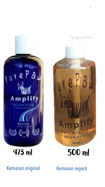 Pure Paws amplify volumizing dog shampoo repack 500 ml