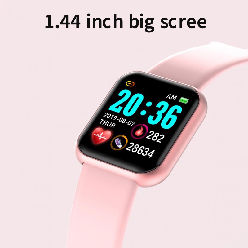 New Smart Watch Y68 Waterproof Bluetooth Jam Tangan Tahan Heart Rate Fitness Tracker