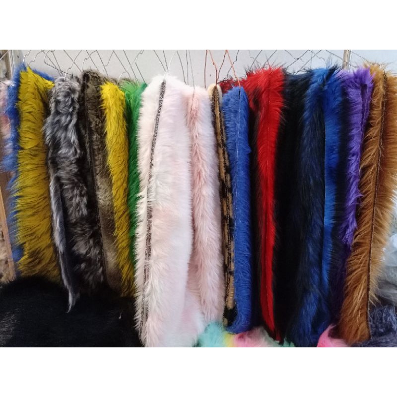 taplak meja bulu korea import