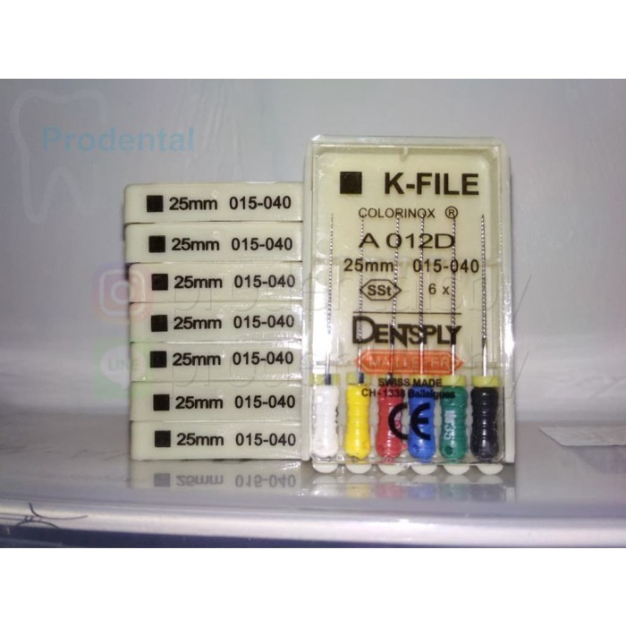 Dental kfile 25mm 15-40 / dental kfiles / kfile dentsply