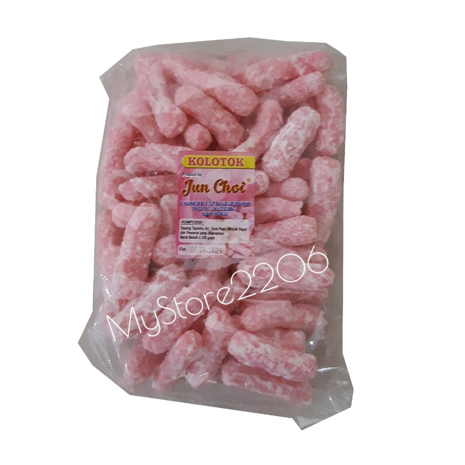 Snack Jadul Kolotok Pink Manis Singkawang - Kalimantan Barat