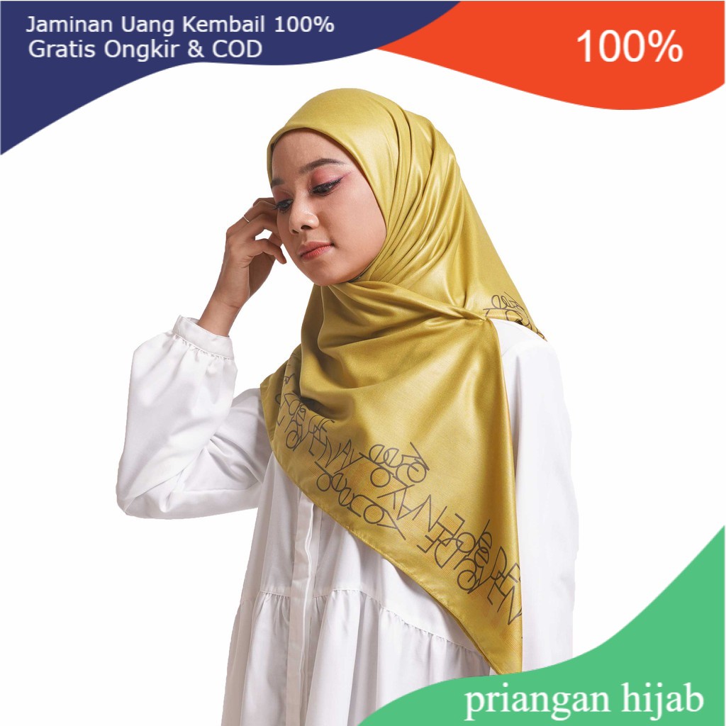HIJAB DEENAY HARUFFA MUSTARD ORIGINAL
