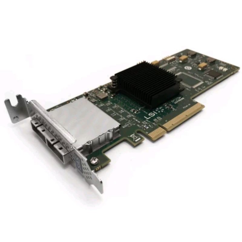 LSI LSI00188 PCI Express SATA or SAS 9200-8e Controller Card