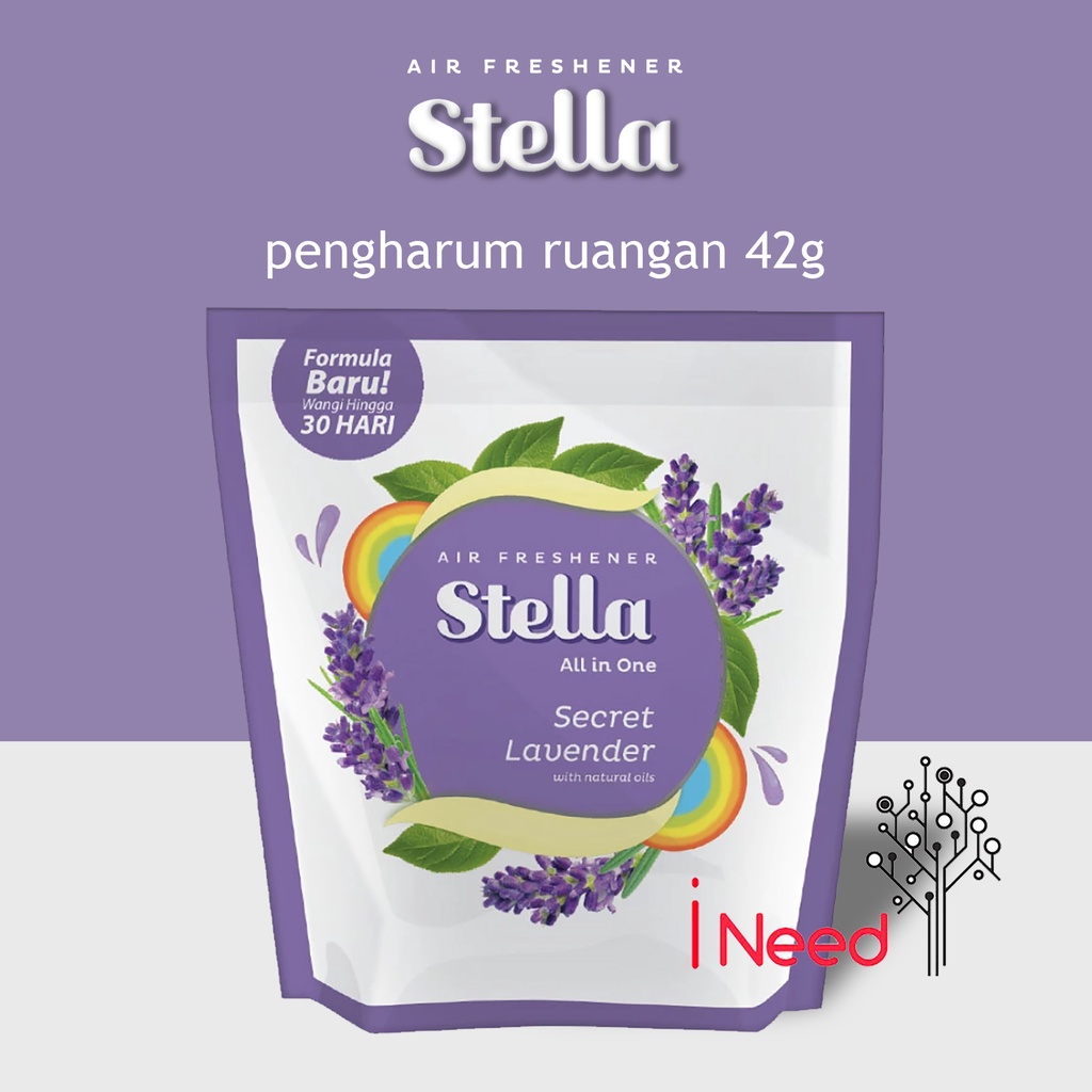 (INEED) STELLA Pengharum Ruangan | Stella Air Freshener All in One - Stella All in One 42g