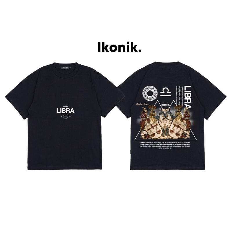 Ikonik Zodiak Series Part 2 | Premium Tshirt | Libra Scorpio Sagitarius Capricorn Aquarius Pisces