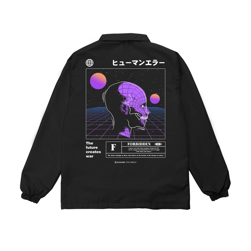 FLICWORLD - The Future Coach Jacket Black