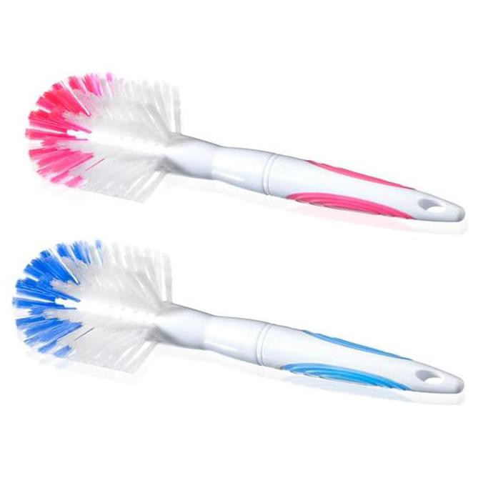 Sikat Botol dan Dot Tommee Tippee Bottle and Teat Brush - Merah Muda