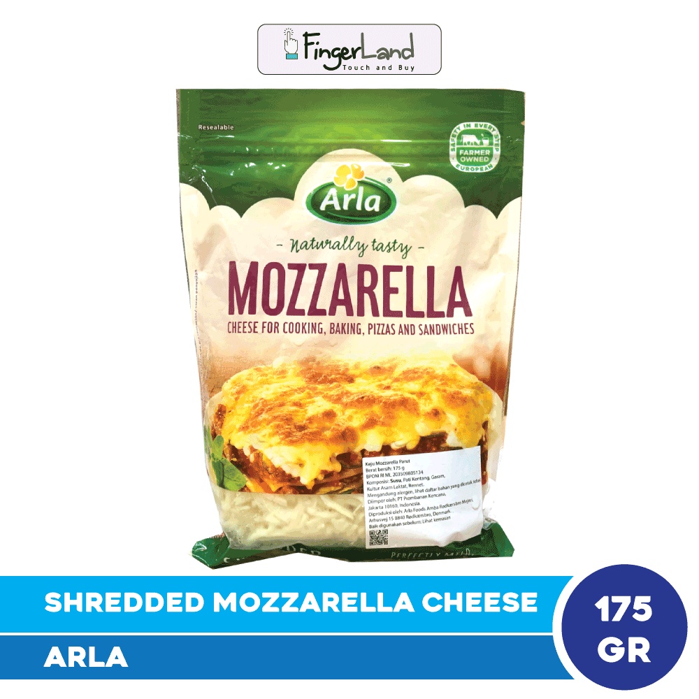 Jual Arla Shredded Mozzarella Cheese Keju Parut 175 Gr