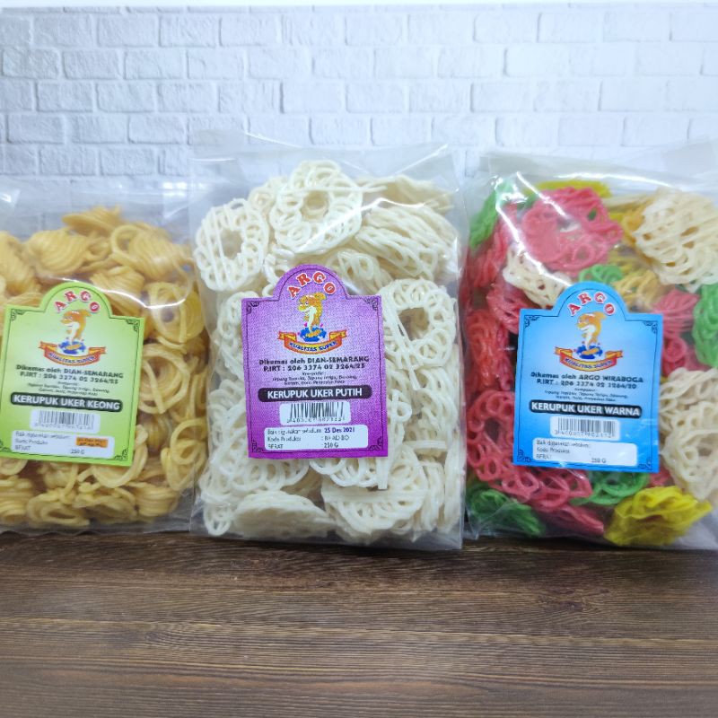 

Kerupuk Uker Mentah Argo 250gr Keripik Kripik Krupuk Snack Cemilan