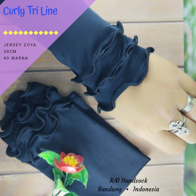 Manset Tangan Curly Tri Line-2