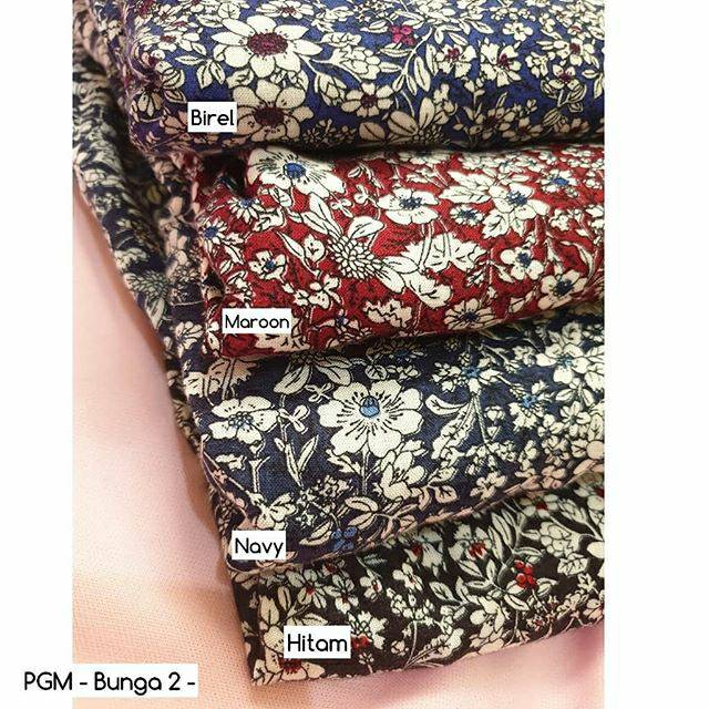 Gamis PGM ORI motif bunga2
