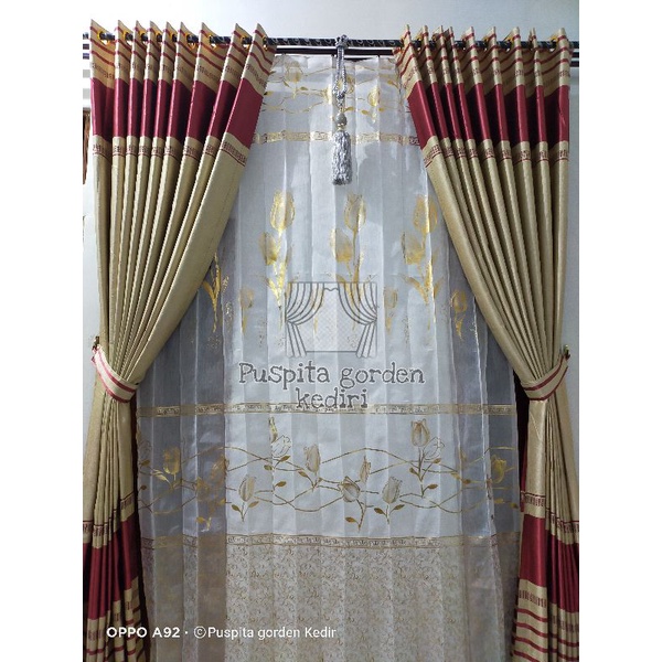 gorden blackout minimalis // gorden jendela rumah