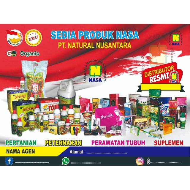 Spanduk Banner Agen Nasa 200x150 Shopee Indonesia