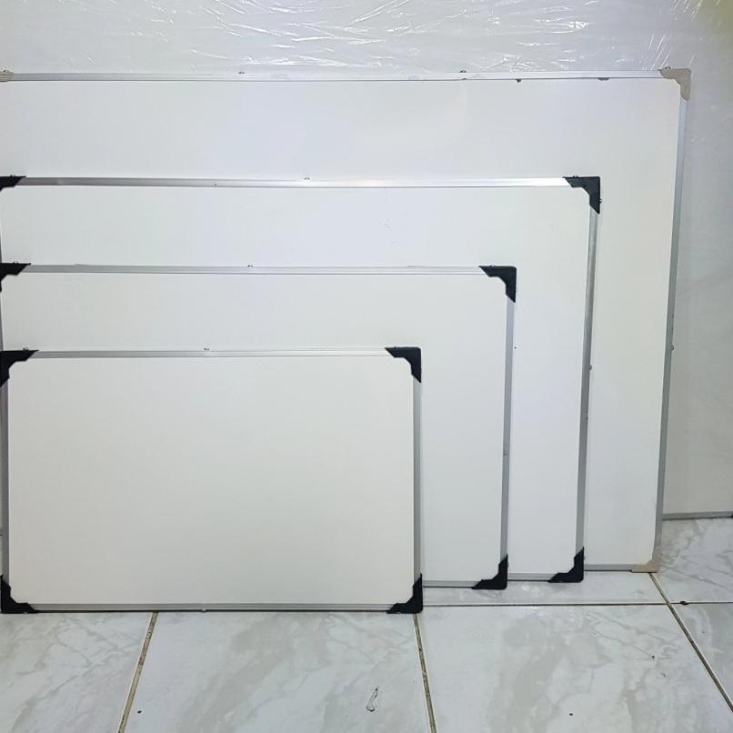 

Hot - Papan Tulis Gantung 2 Sisi / White Board / Papan Tulis Kapur 7 macam Ukuran