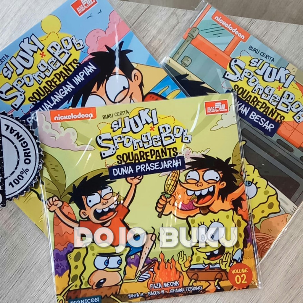 Seri Buku Cerita Si Juki Spongebob Squarepants by Faza Meonk