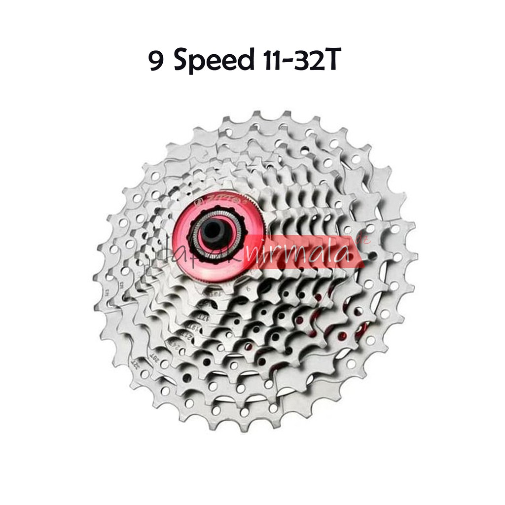Sproket ZTTO 9 Speed 11-32T Sprocket Roadbike RB Seli Cassette Gear Sepeda Slop