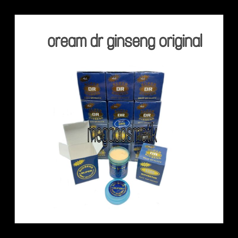 [ PER 12PC ] CREAM DR GINSENG // Cream Dokter ginseng